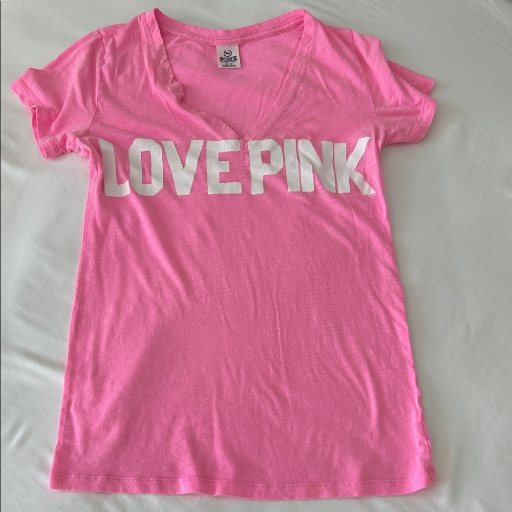 Victoria's Secret Pink Crew Neck Tee M